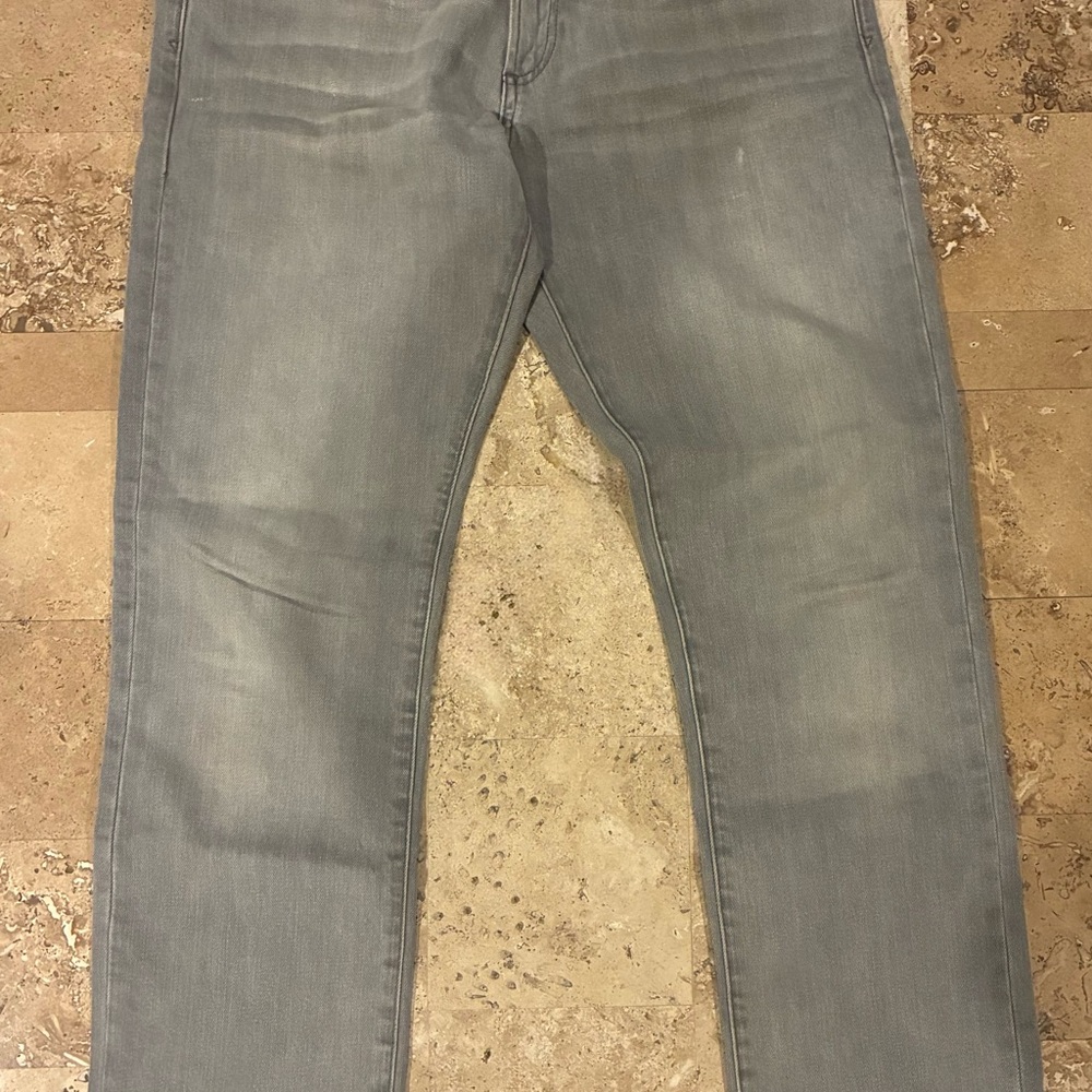 Men's Classic Gray Slim Jeans